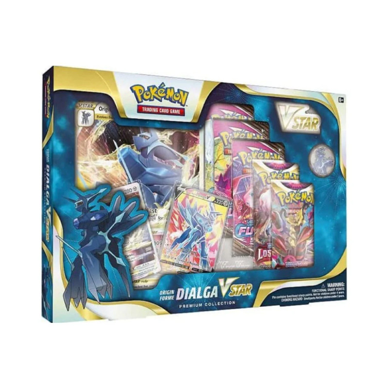 Pokémon TCG : Dialga Palkia V Star Premium V Box - بطاقة بوكيمون